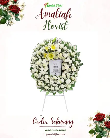 Krans Bunga Duka Arjosari Blimbing